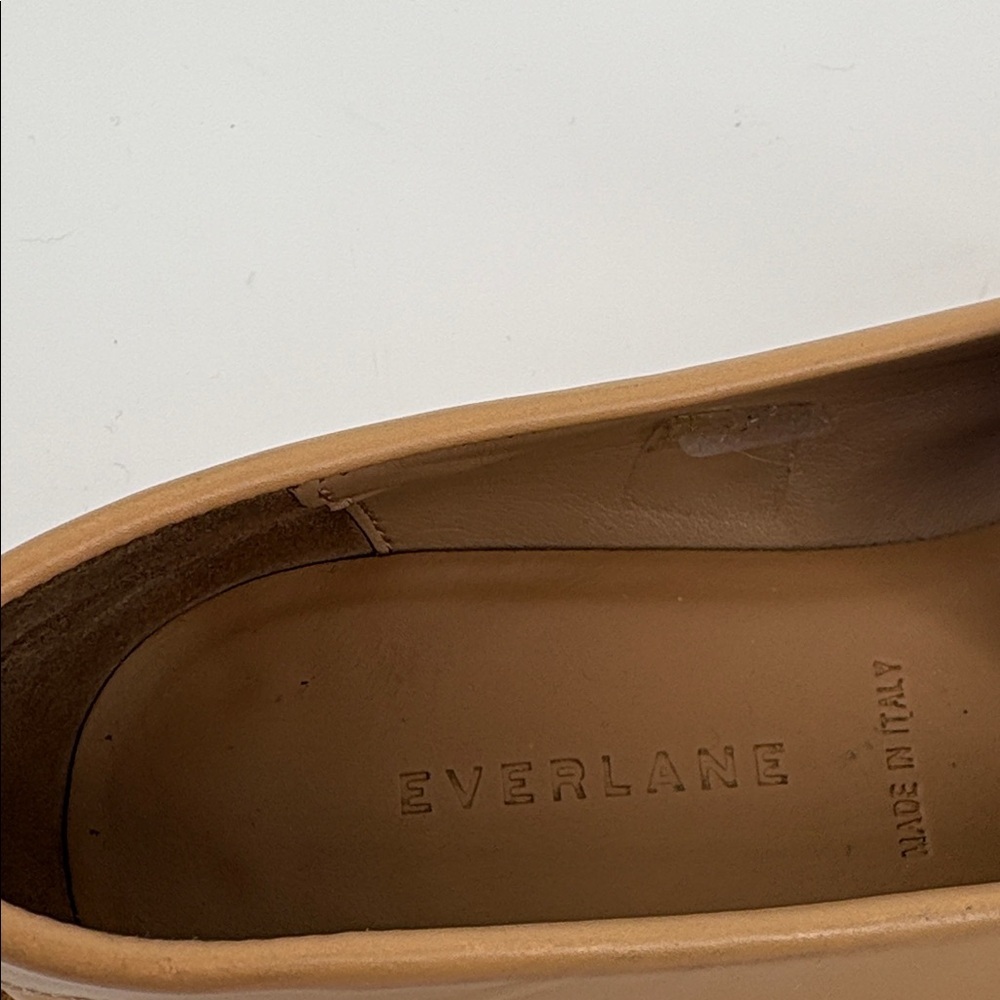 Everlane Womens Tan Yellow Modern Loafer Leather Italian Size 9 1/2 - Picture 10 of 13